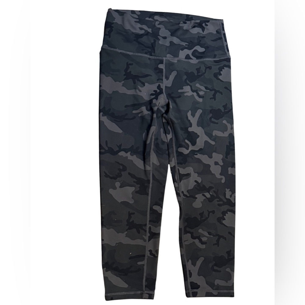 Zyia Active Camo Capri Leggings Womens 6 8 High Waist Stretch Athletic